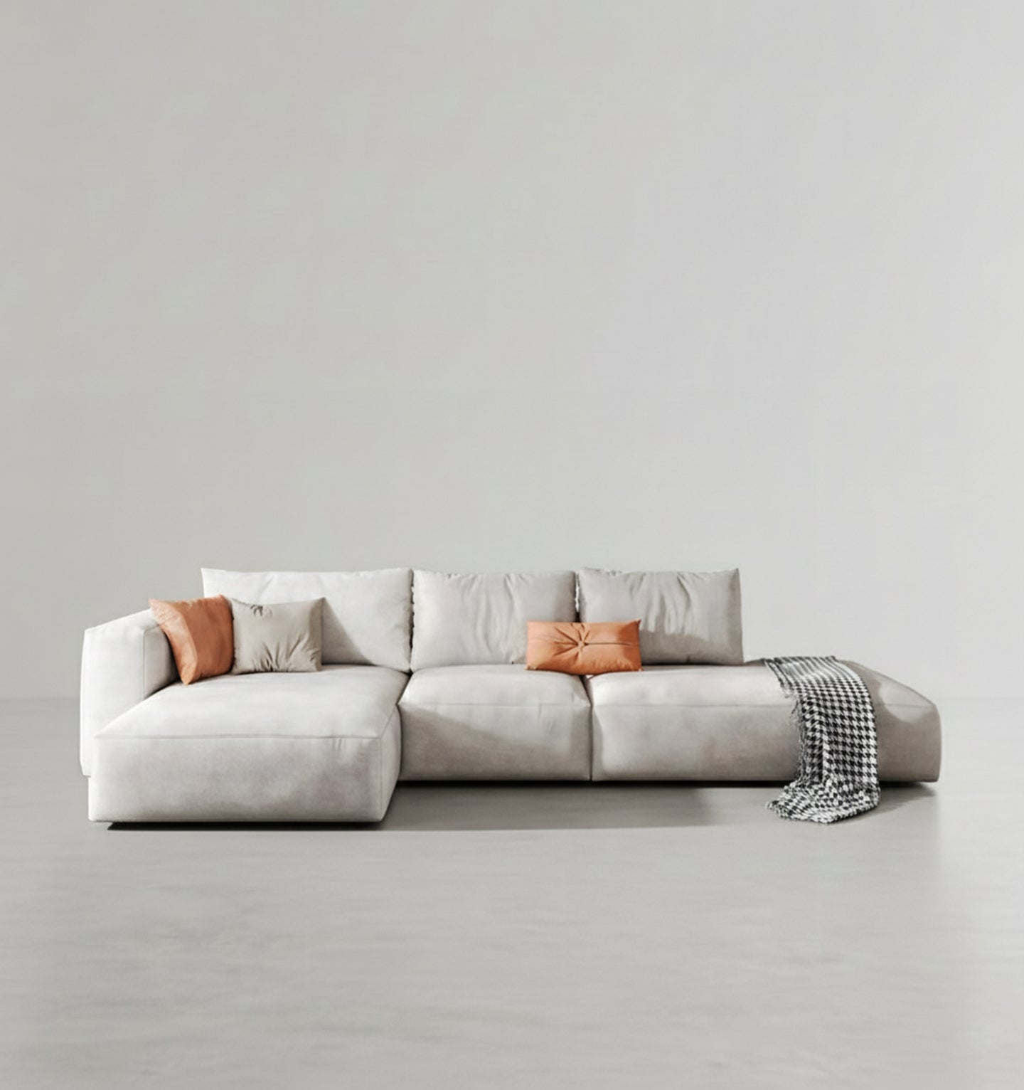 samona three seater, four seater corner sofa, leathaire in modern living room