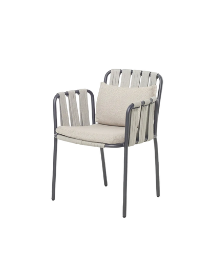 artemis outdoor rattan dining chair, for patio garden in dining room