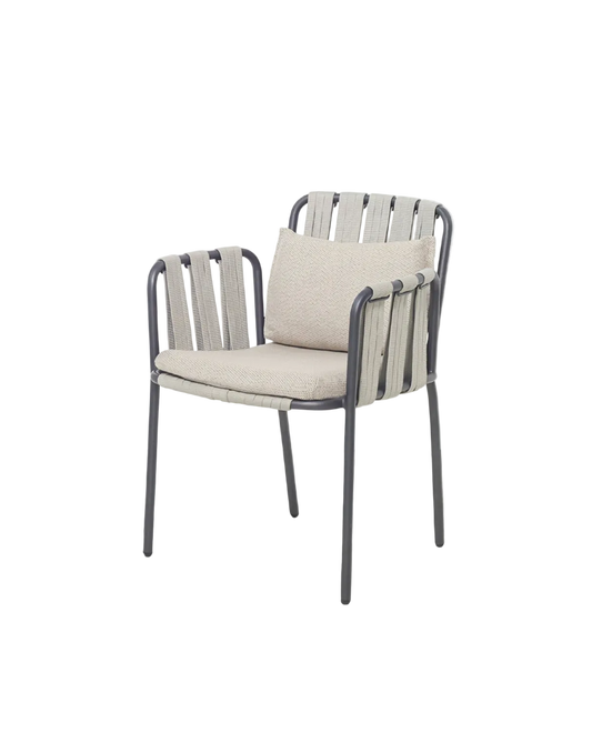 artemis outdoor rattan dining chair, for patio garden in dining room