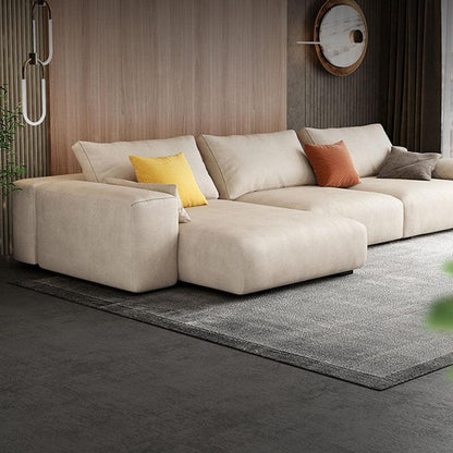R87 Calvin Two Seater Corner Sofa, Leathaire-Weilai Concept-Weilai Concept
