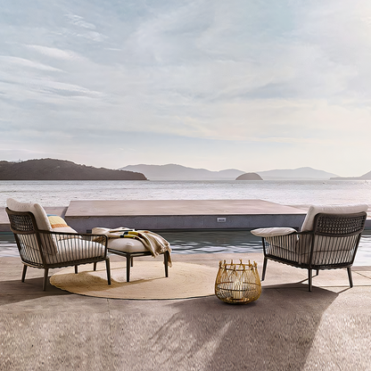 Orpheus Outdoor Lounge Chair Set, Rattan-Weilai Concept-Weilai Concept