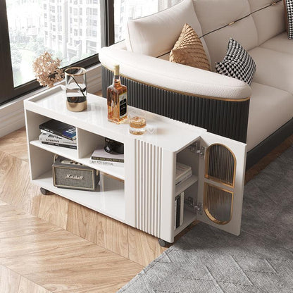 Dulcie Side Table With Wheels, Hallway Storage-Weilai Concept-Weilai Concept