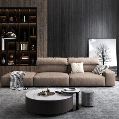 Montgomery Three Seater / Four Seater Corner Sofa, Leathaire-Weilai Concept-Weilai Concept