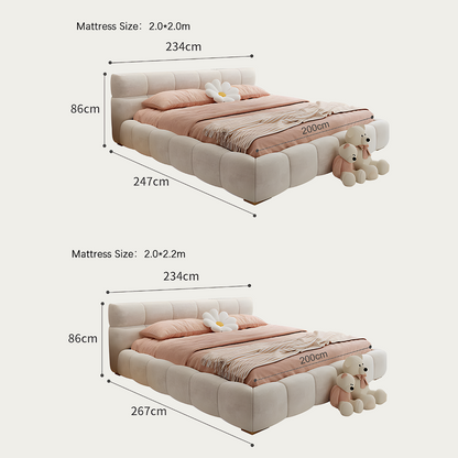 Mamie King Size Bed, More Sizes, Velvet With Storage, Gaslift-Weilai Concept-Weilai Concept