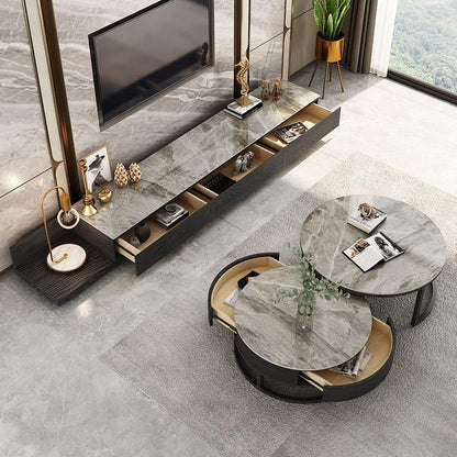 Gibs Nesting Coffee Table 70cm+90cm With Damage For Display-Weilai Concept-Weilai Concept