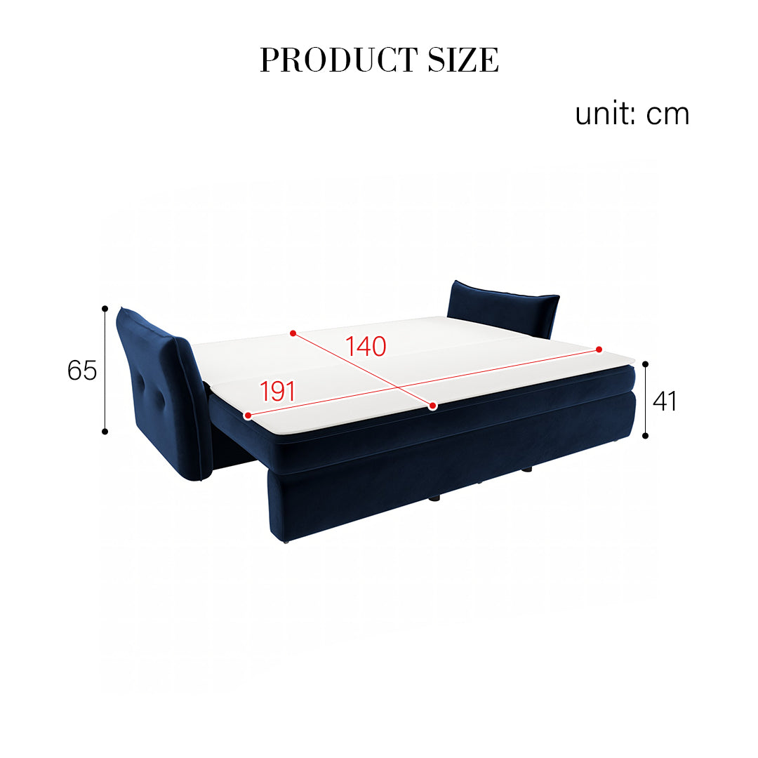 Ritchie Two Seater Sofa Bed, Pull Out Sleeper Sofa Bed