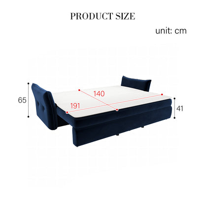 Ritchie Two Seater Sofa Bed, Pull Out Sleeper Sofa Bed