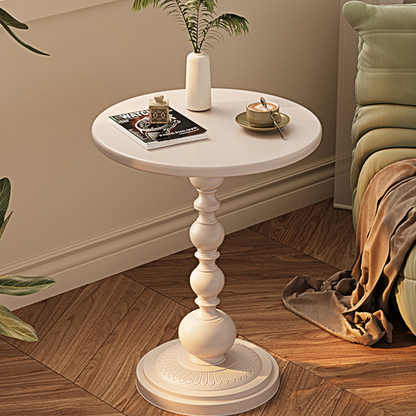 Xanthe Small Round Side Table, Black or White-Weilai Concept-Weilai Concept