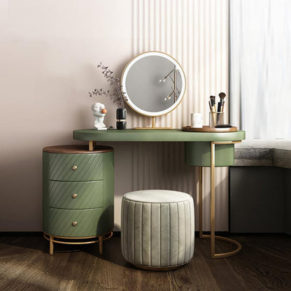 Tandy Dressing Table With LED Mirror, White,  Makeup Vanity
