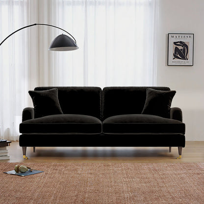 Ismail Two Seater Sofa, Loveseat, Velvet