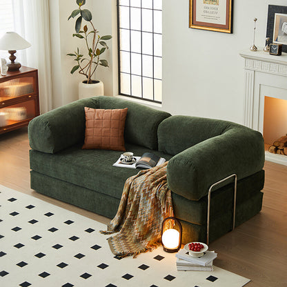 Yamada Foldable Lazy Sofa Bed, Corduroy