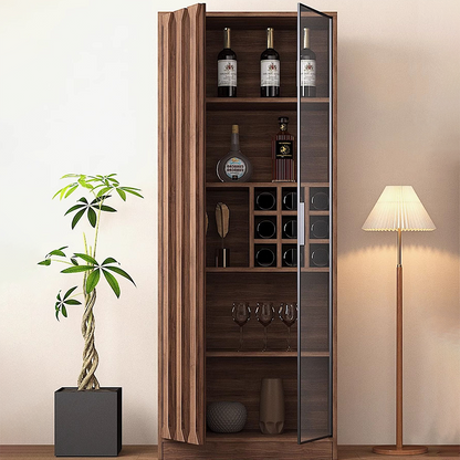 Dory Wine Cabinet, Solid Wood, More Sizes-Weilai Concept-Weilai Concept