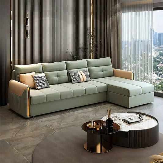 malhotra l shape sofa bed, small corner sofa bed in modern living room