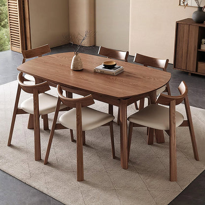 Aitken Round Folding Dining Table, Solid Wood