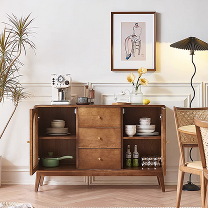 Luxander Vintage Sideboard, Walnut-Weilai Concept-Weilai Concept