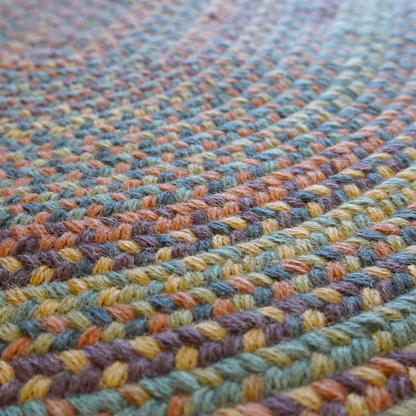 Timeless Wool Circle Braid - Catalina Multi - 9' x 9'