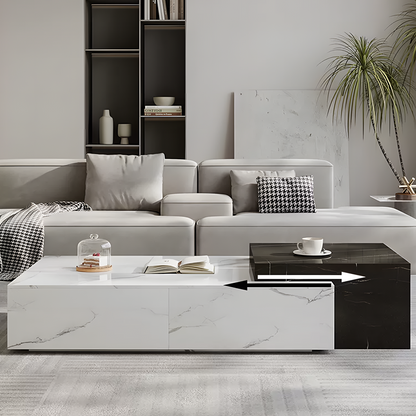 Erato Rectangle Nesting Coffee Table Set, Extendable-Weilai Concept-Weilai Concept