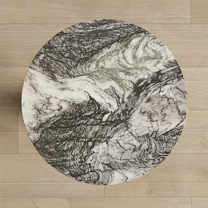 Echevarria Round Side Table, Marble