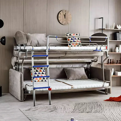 Ramos Two Seater Sofa Bed, Bunk Bed, Flannelette-Weilai Concept-Weilai Concept