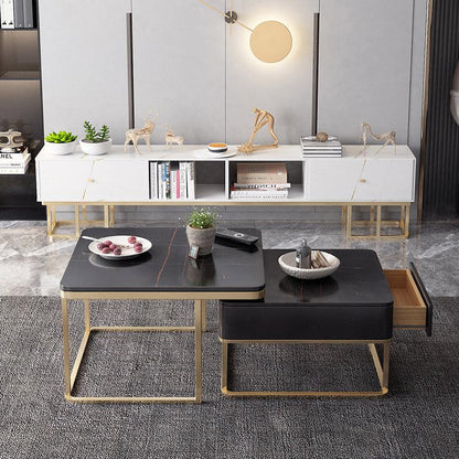 Lorelei Nesting Coffee Table Set, Sintered Stone-Weilai Concept-Weilai Concept