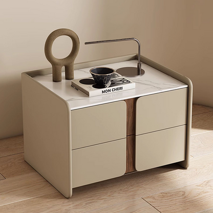 Noa Antique Bedside Table-Weilai Concept-Weilai Concept