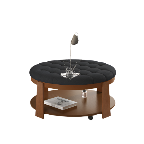 Round Footstool Coffee Table