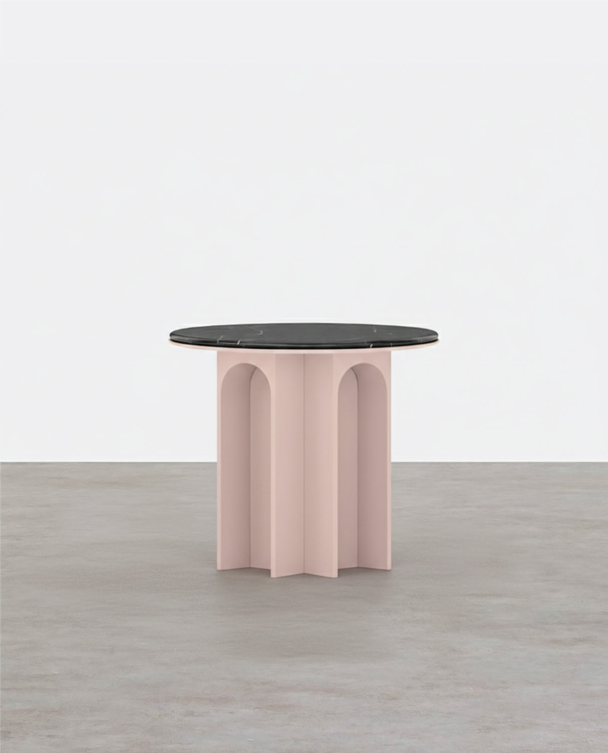 Vogue Roung Side Table, Pink