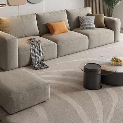 Lionel Three Seater Sofa, Linen-Weilai Concept-Weilai Concept