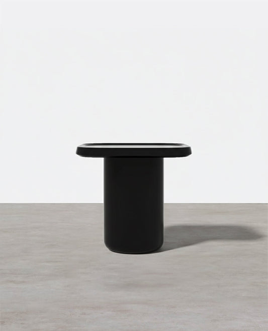 Penn Side Table, Black / Red