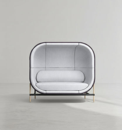 Space Egg Shape Two Seater Sofa, Single Seater