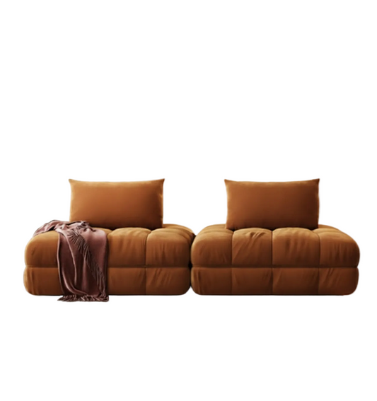 paloma french two seater, three seater, modular sofa, velvet in modern living room
