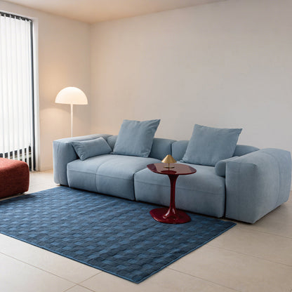 Gagnon Modular Sofa, Two Seater Sofa, Blue