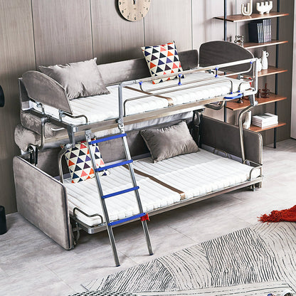 Ramos Two Seater Sofa Bed, Bunk Bed, Flannelette-Weilai Concept-Weilai Concept