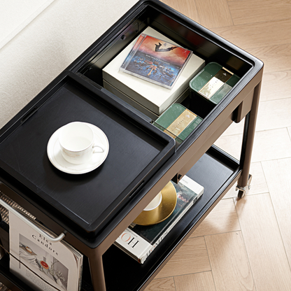 Orion With Magazine Rack Side Table-Weilai Concept-Weilai Concept