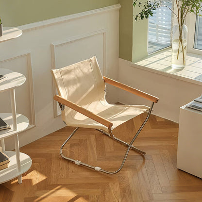Kato Foldable Armchair, Stainless Steel