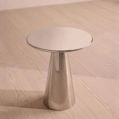 Abarca Side Table, Stainless Steel