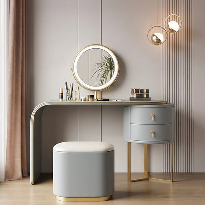 Noorali Dressing Table with Mirror, More Colors Available