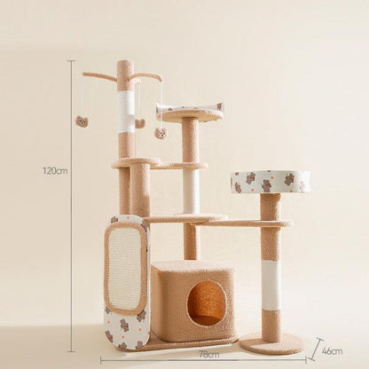 HOH Lovely Bear Cat Climber, Cat Tree-Weilai Concept-4-Weilai Concept