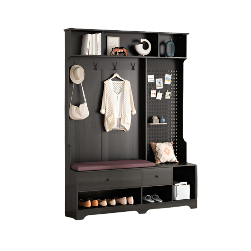Storage Rack Suitable For Corridors Living Rooms Black
