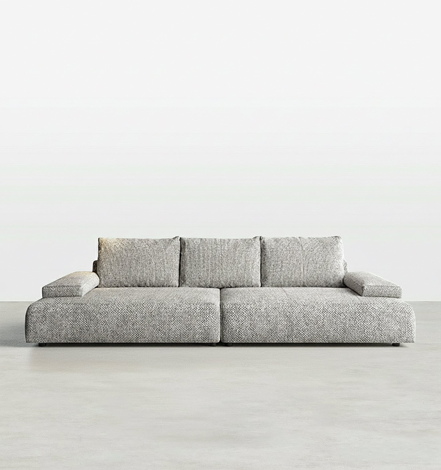 hank l10 four seater sofa, linen in modern living room