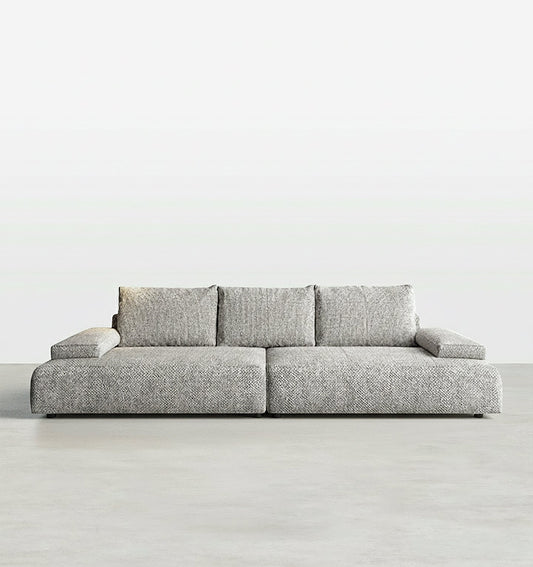 hank l10 four seater sofa, linen in modern living room