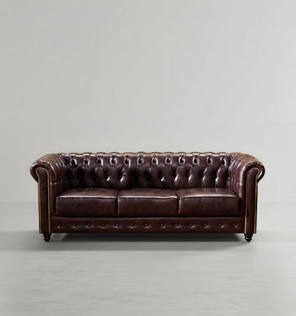 Vintage Chesterfield Three Seater Sofa