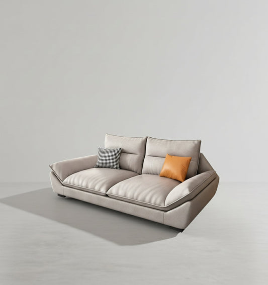a900 quinn five seater sofa, leathaire in modern living room
