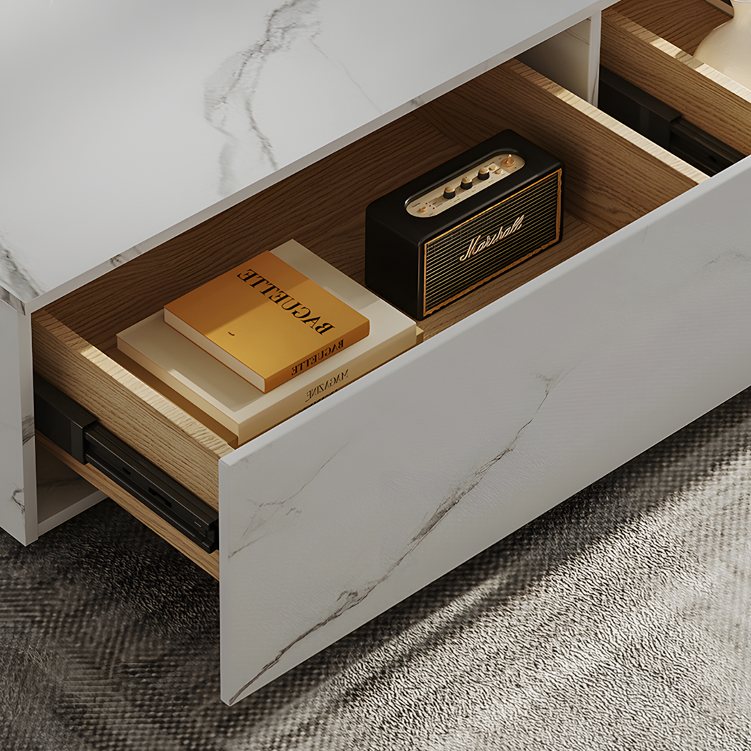 Erato Rectangle Nesting Coffee Table Set, Extendable-Weilai Concept-Weilai Concept
