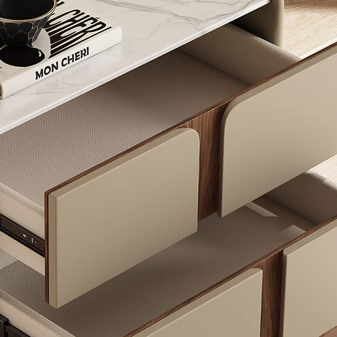 Noa Antique Bedside Table-Weilai Concept-Weilai Concept