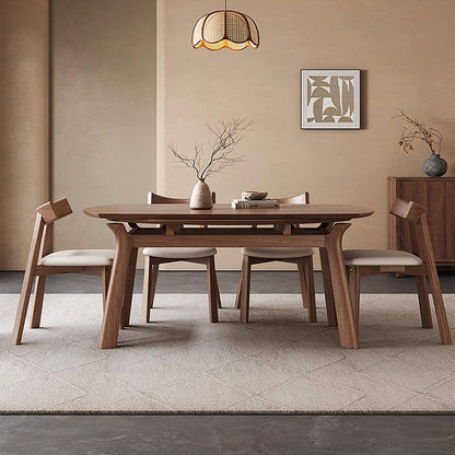 Aitken Round Folding Dining Table, Solid Wood