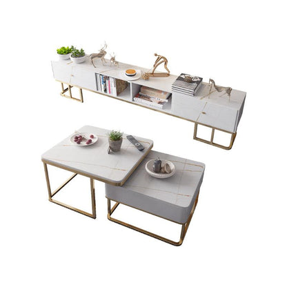 Lorelei Nesting Coffee Table Set, Sintered Stone-Weilai Concept-Weilai Concept
