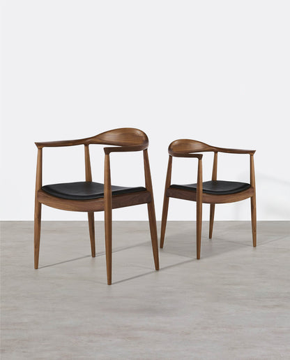 A Set of Classic Kennedy Style Dining Chairs, Oak