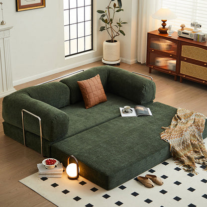 Yamada Foldable Lazy Sofa Bed, Corduroy