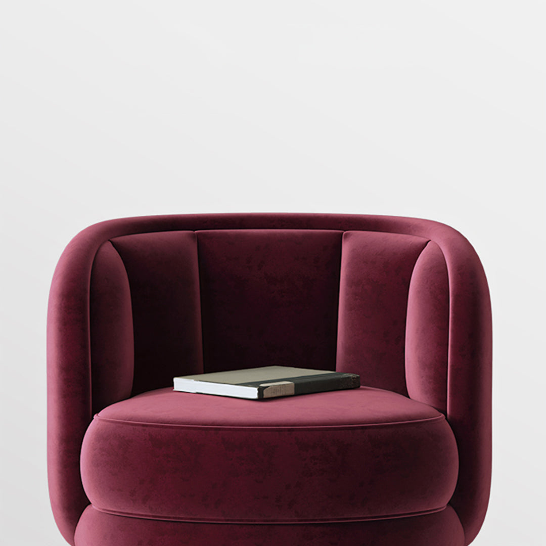 Carver Accent Lounge Chair, Purple